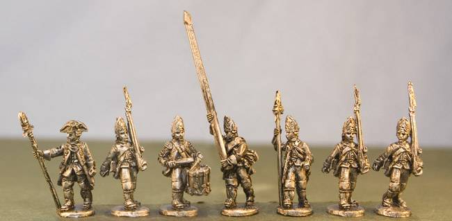 Hessian Fusiliers with command